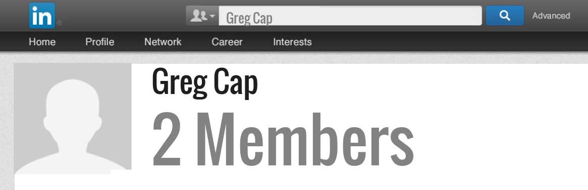 Greg Cap linkedin profile