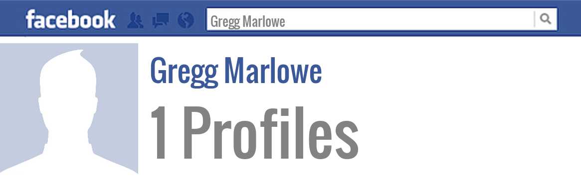 Gregg Marlowe facebook profiles