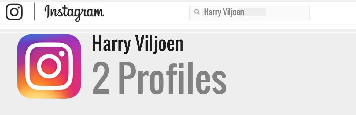 Harry Viljoen instagram account