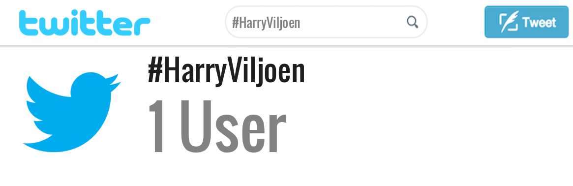 Harry Viljoen twitter account