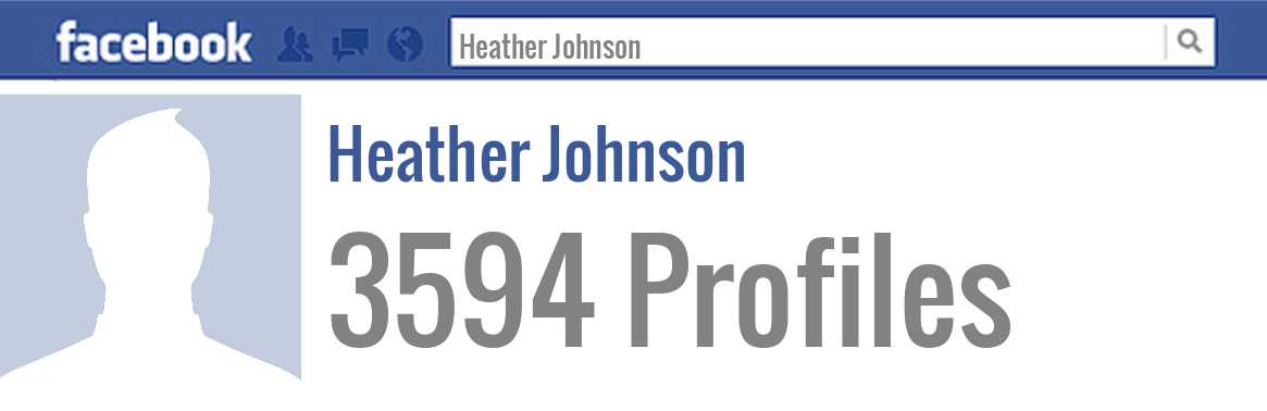 Heather Johnson facebook profiles