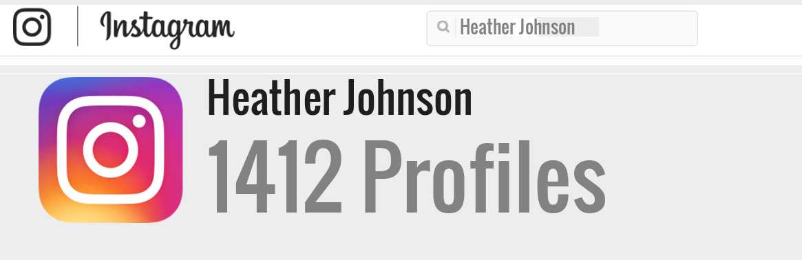 Heather Johnson instagram account