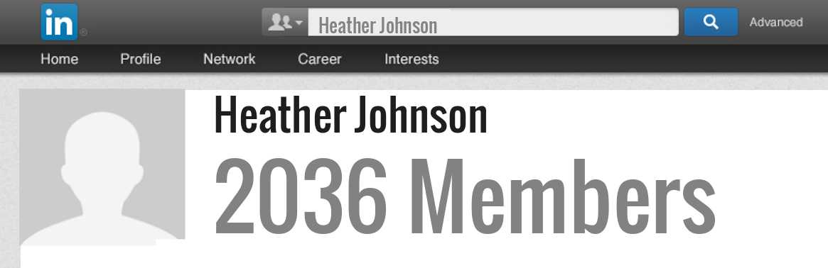 Heather Johnson linkedin profile