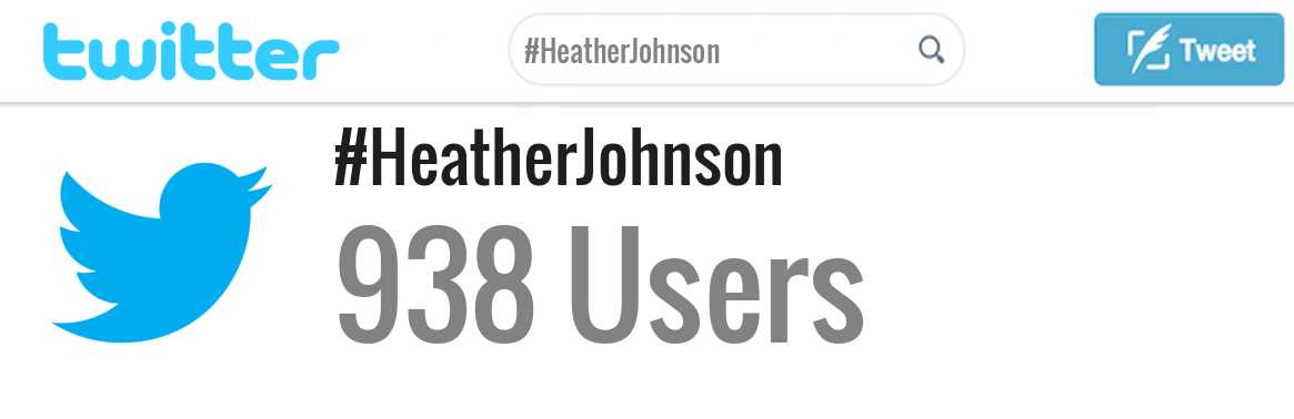 Heather Johnson twitter account