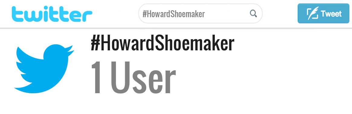 Howard Shoemaker twitter account