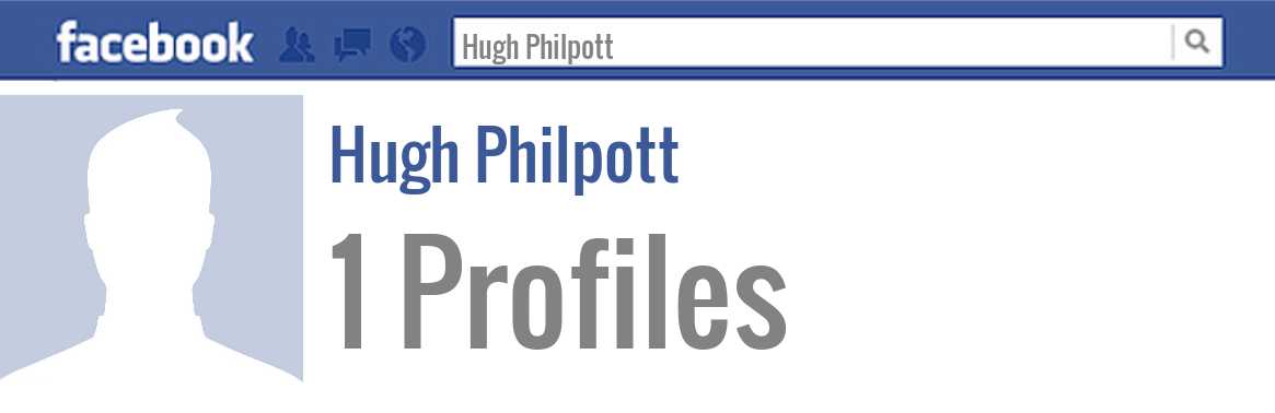 Hugh Philpott facebook profiles