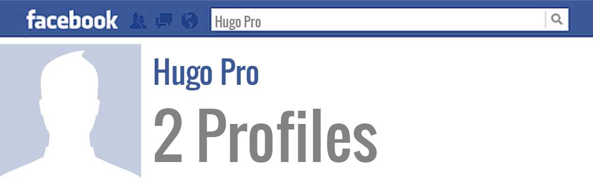 Hugo Pro facebook profiles