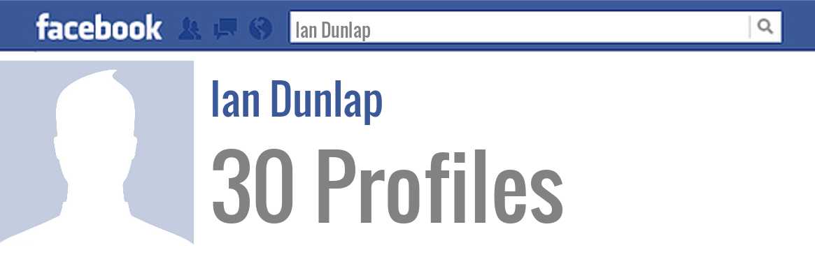 Ian Dunlap facebook profiles