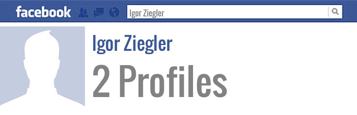 Igor Ziegler facebook profiles