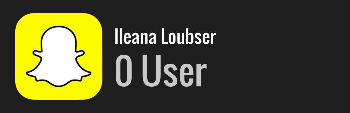 Ileana Loubser snapchat