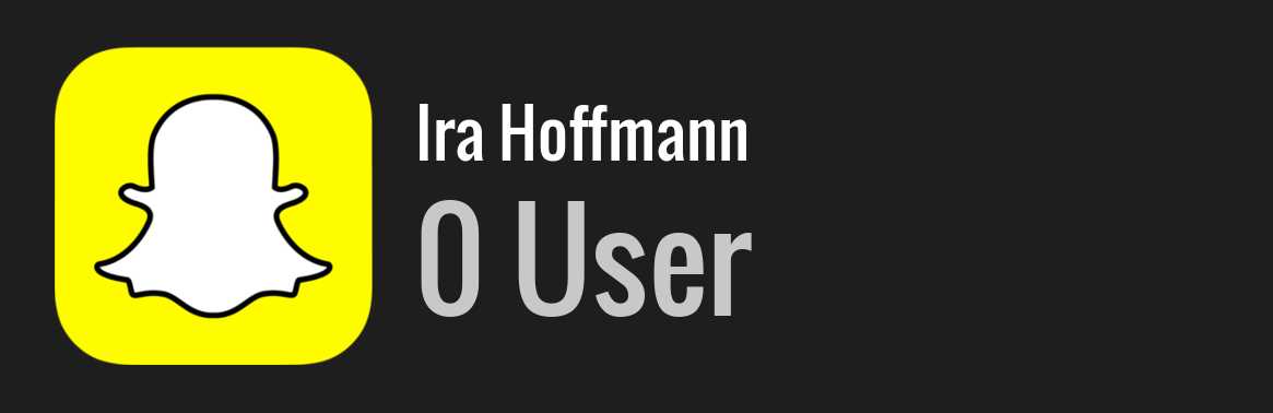 Ira Hoffmann snapchat