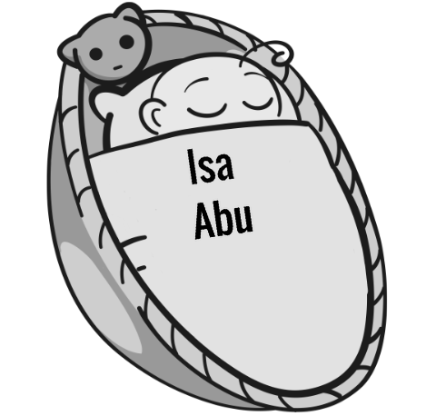 Isa Abu sleeping baby