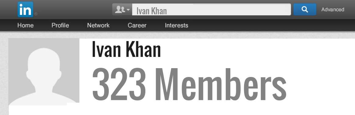 Ivan Khan linkedin profile