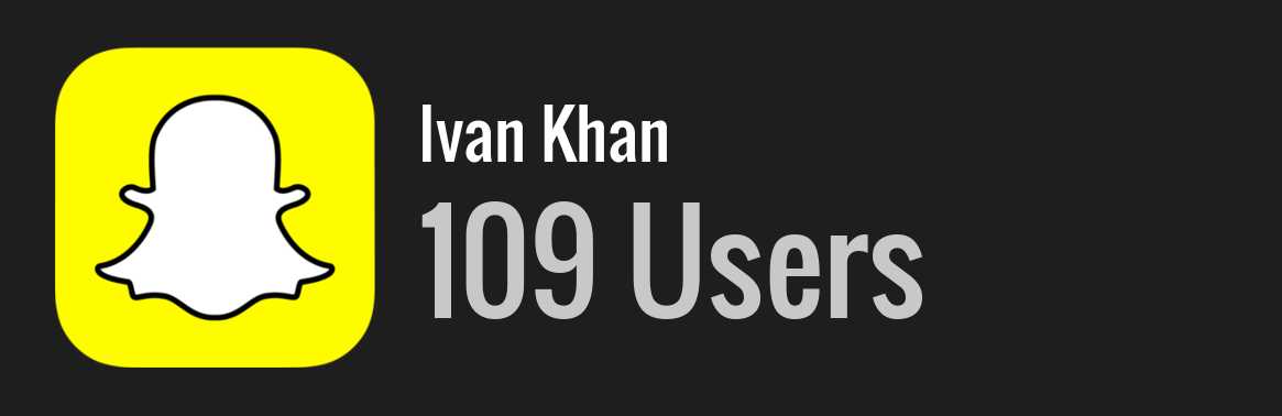 Ivan Khan snapchat