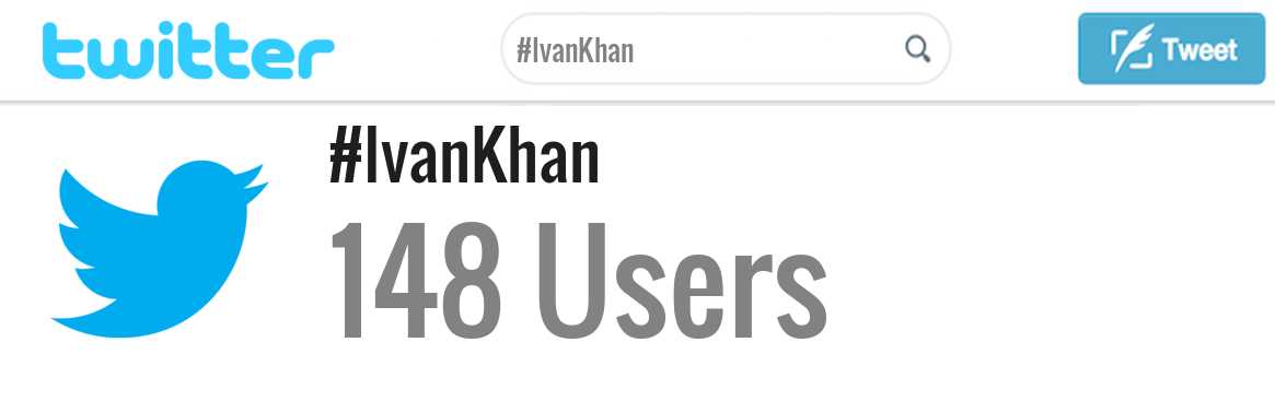 Ivan Khan twitter account