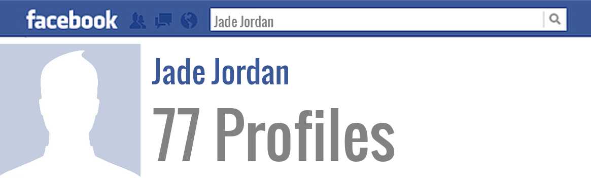 Jade Jordan facebook profiles