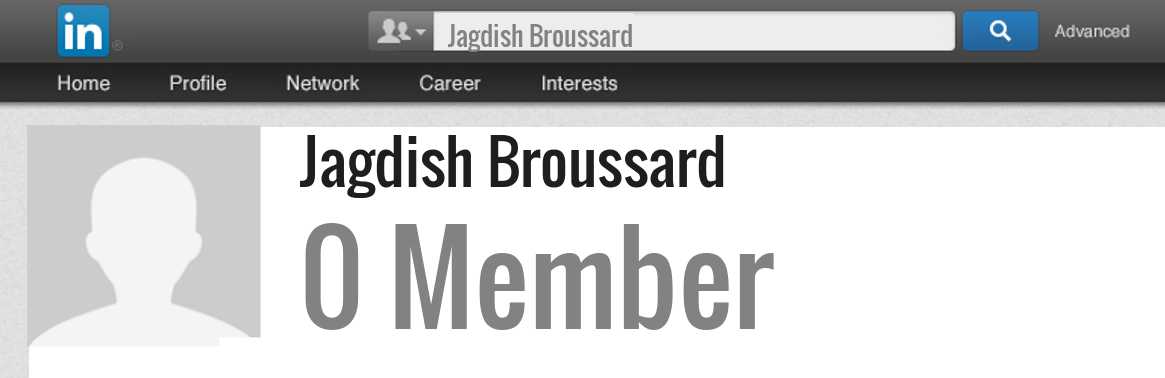 Jagdish Broussard linkedin profile