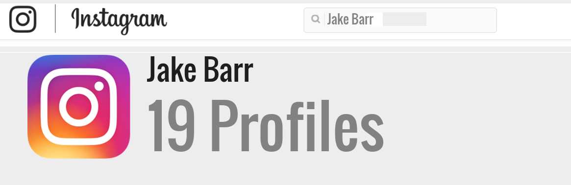 Jake Barr instagram account