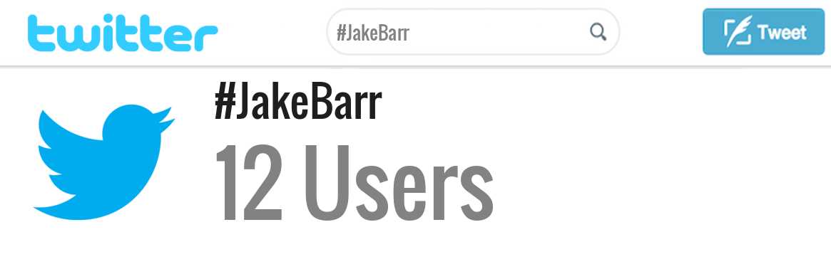 Jake Barr twitter account