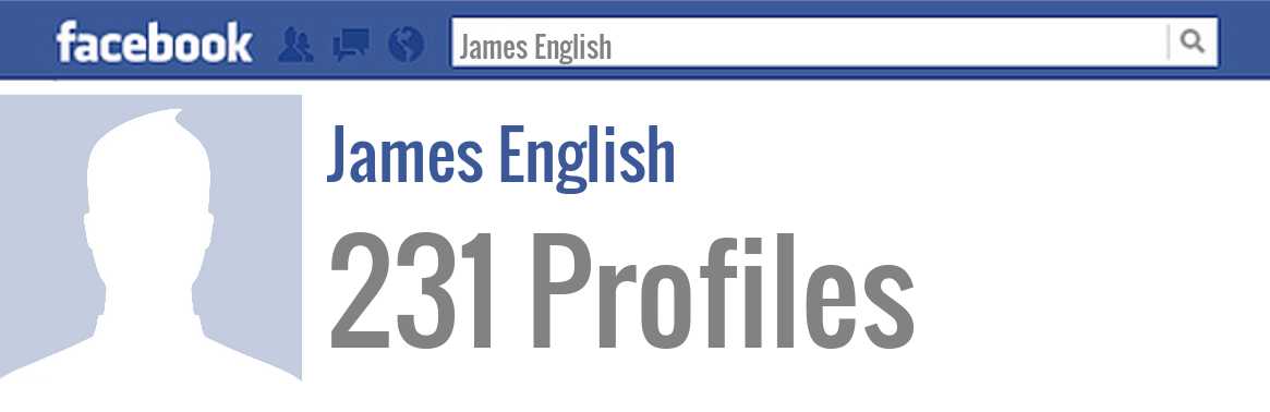 James English facebook profiles