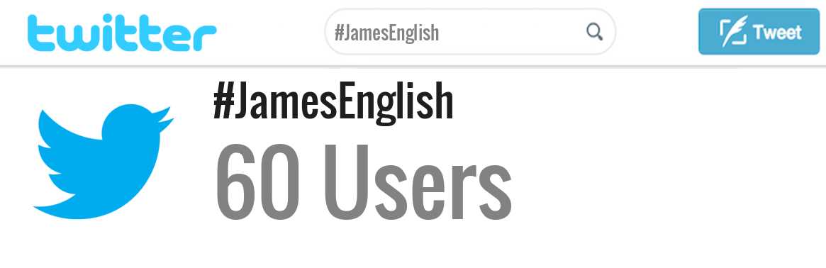 James English twitter account