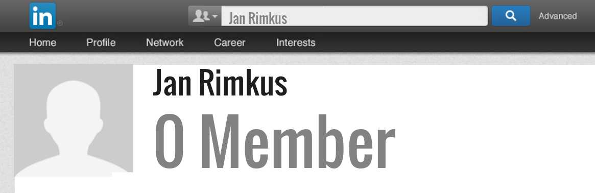 Jan Rimkus linkedin profile