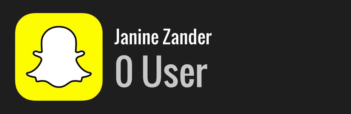 Janine Zander snapchat