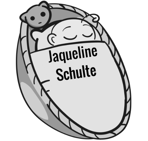 Jaqueline Schulte sleeping baby