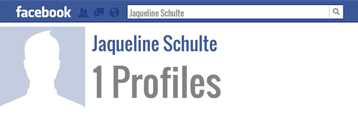 Jaqueline Schulte facebook profiles