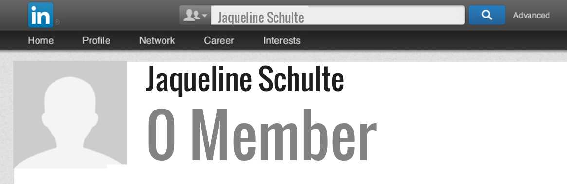 Jaqueline Schulte linkedin profile