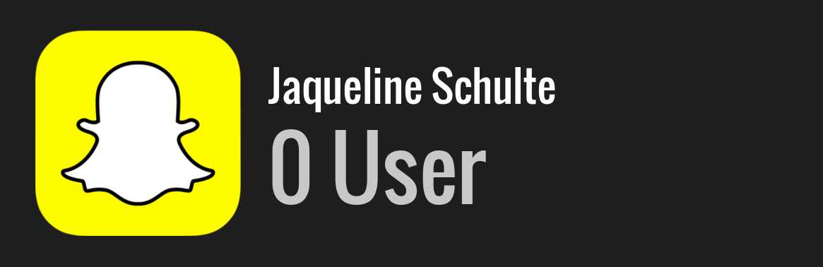 Jaqueline Schulte snapchat