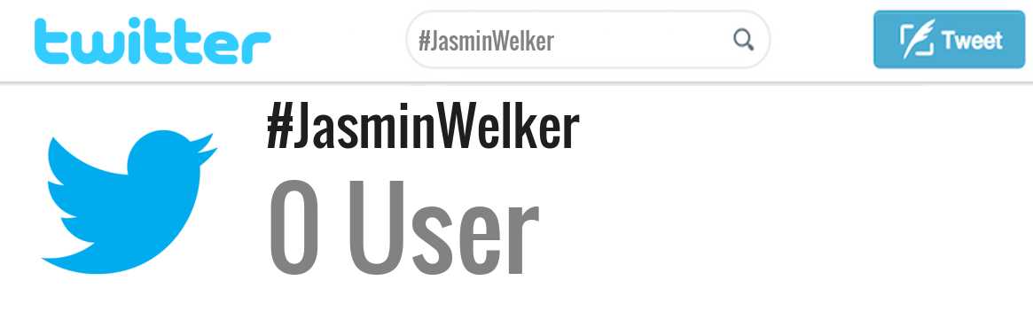 Jasmin Welker twitter account