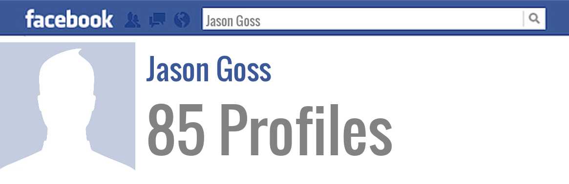 Jason Goss facebook profiles