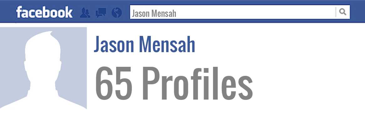 Jason Mensah facebook profiles