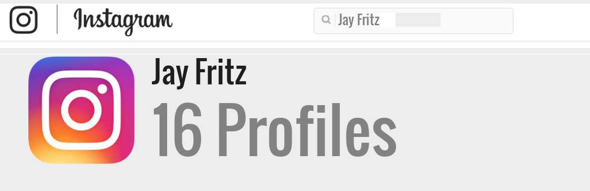 Jay Fritz instagram account