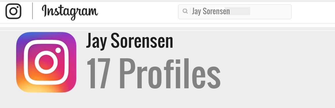 Jay Sorensen instagram account