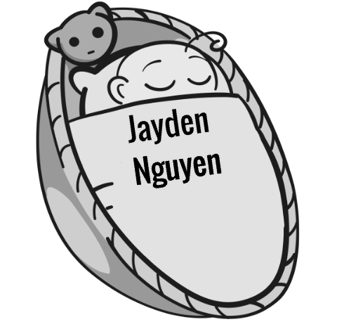 Jayden Nguyen sleeping baby