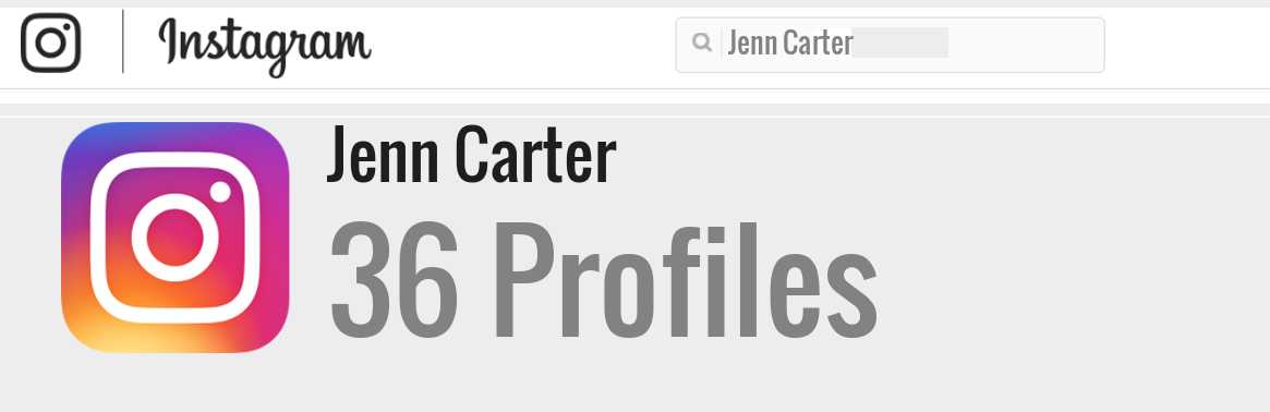 Jenn Carter instagram account