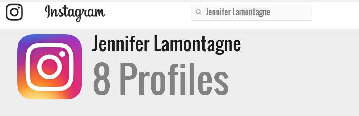 Jennifer Lamontagne instagram account