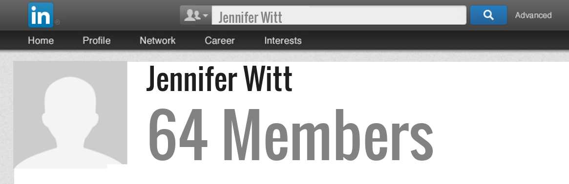 Jennifer Witt linkedin profile