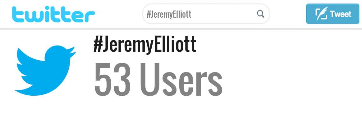 Jeremy Elliott twitter account