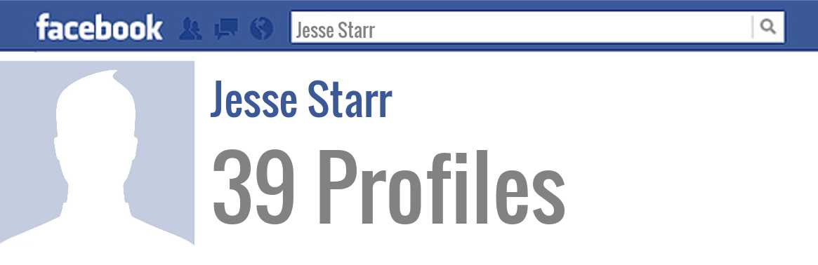 Jesse Starr facebook profiles