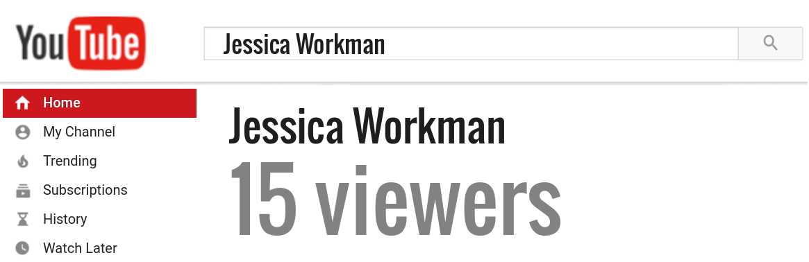 Jessica Workman youtube subscribers