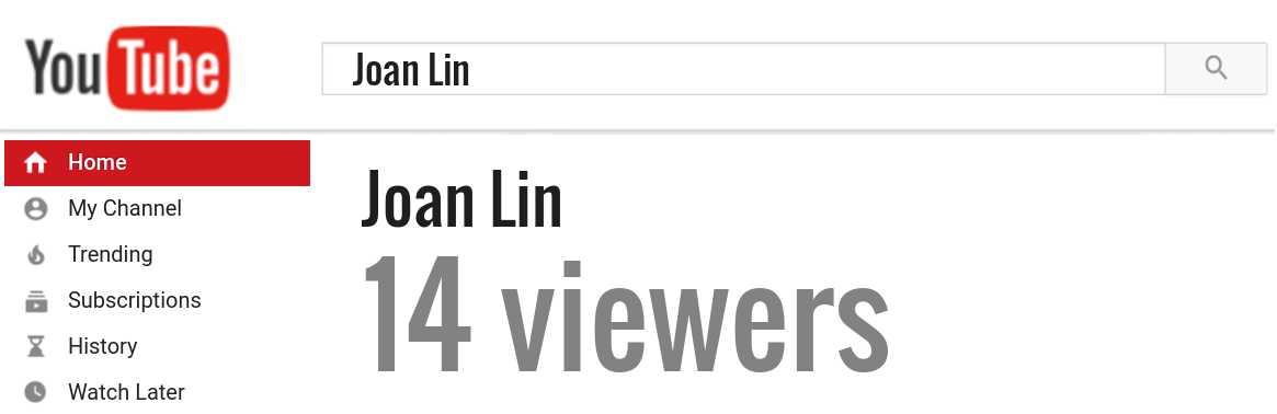 Joan Lin youtube subscribers