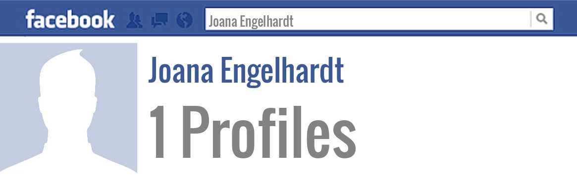 Joana Engelhardt facebook profiles