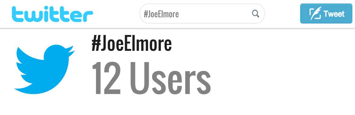 Joe Elmore twitter account