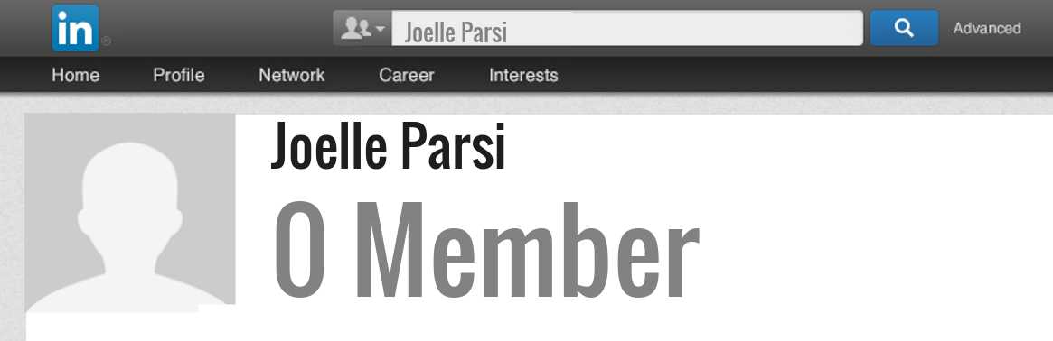 Joelle Parsi linkedin profile