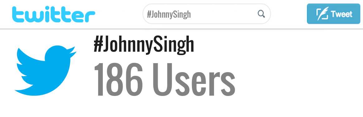 Johnny Singh twitter account