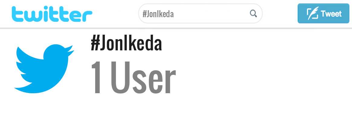 Jon Ikeda twitter account