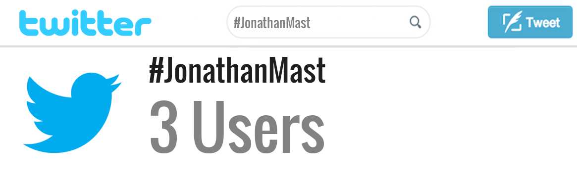 Jonathan Mast twitter account